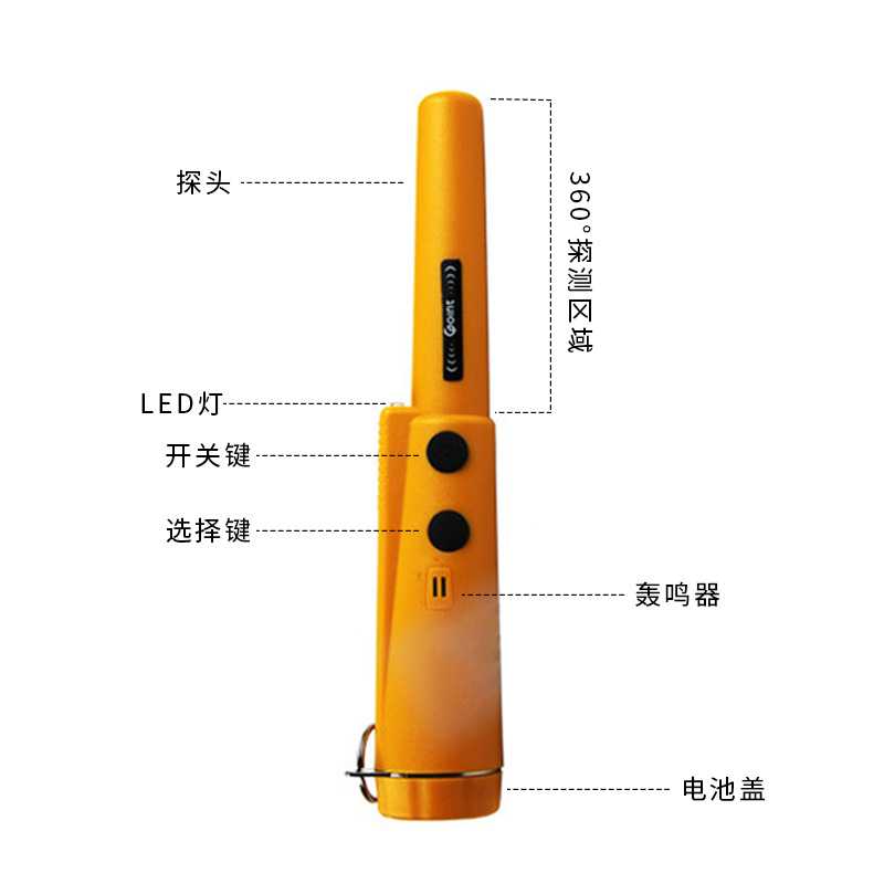 高效探宝利器 厂家直销手持金属探测器116900的全面解析